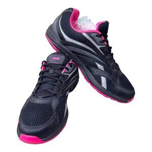 Ryka Womens Stroll Athletic Shoes Black Pink Size 9W 9 Wide Walking Tennis Shoes